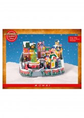 Pueblo Navideño Led De 10