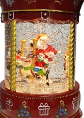 Calesita Con Glitter Papá Noel