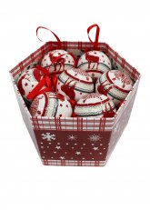 Caja esferas Navideñas Renos