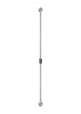 Barral cortina de baño c/punteras 3Mts.