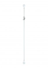 Barral cortina de baño c/punteras 3Mts.