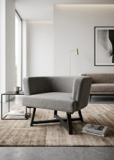 Sillón Gervasoni Negro con Tapizado