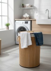 Cesto cilíndrico bamboo Grande