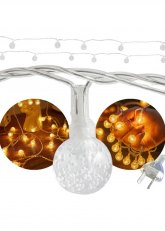 Guirnalda LED Bruma Dorada 10 M