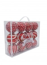 Set de 12 Esferas rayadas