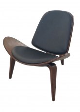Sillon Carl Hansen black wood black