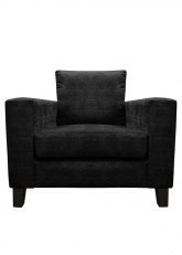 Sillón Sorrento 1 Cuerpo Bolton Negro
