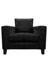 Sillón Sorrento 1 Cuerpo Bari Negro