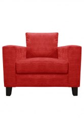 Sillón Sorrento 1 Cuerpo Bari Rojo