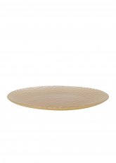 Plato de vidrio Sahra Pearl 21 CM Blanco