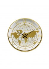 Reloj de pared Mapamundi calado 40 cm