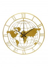 Reloj de pared Mapamundi calado 40 cm