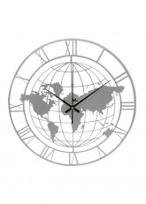 Reloj de pared Mapamundi calado 40 cm