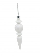 Adorno de forma de gota para Árbol Blanco