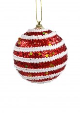 Set de 9 Esferas Rojas “Candy Mix”