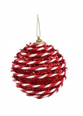 Set de 9 Esferas Rojas “Candy Mix”