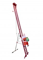Papá Noel Trepador Alto 3,25 Metros