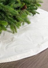Pie de árbol elegante blanca