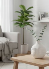 Florero Arenas Blanco