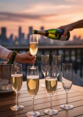 Set de 6 copas de Champagne 220ML