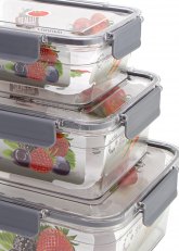 Set de 5 Recipientes herméticos de Vidrio