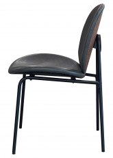 Silla Hari Gris Pu Madera