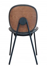 Silla Hari Gris Pu Madera