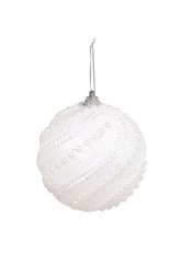 Set de 2 Esferas Perladas Invernales