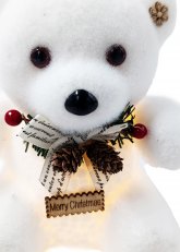 Osito Polar decorativo con Led