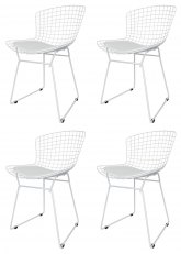 Set Silla Bertoia x4 Tono Blanco