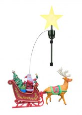 Punta de Árbol Estrella Trineo