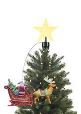 Punta de Árbol Estrella Trineo