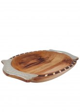 Batea Parara alp/taracea 35 cm Gris