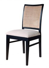 Silla Bari Black esterilla Negro