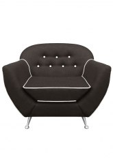 Sillón Bari 1 cuerpo Bolton Gris Oscuro