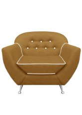 Sillón Bari 1 cuerpo Venecia Amarillo