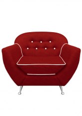 Sillón Bari 1 cuerpo Bari Bordo
