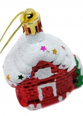 Set de 3 adornos Casitas