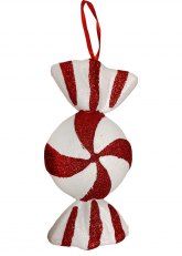 Dulce Navideño Colgante con Brillos