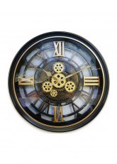Reloj de Pared Espejo Romanos Dorado