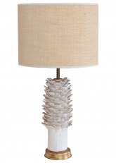 Lampara de mesa slim Erizo Blanco