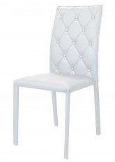 Lapislazuli Capitone Tapizado Blanco