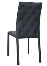 Lapislazuli Capitone Tapizado Negro