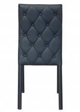 Lapislazuli Capitone Tapizado Negro