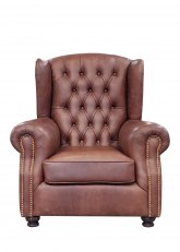 Sillon de Cuero Coventry 1 Cuerpo