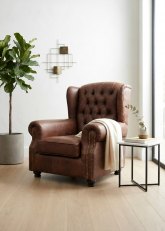 Sillon de Cuero Coventry 1 Cuerpo