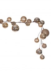 Guirnalda de Bolas Navideñas Doradas