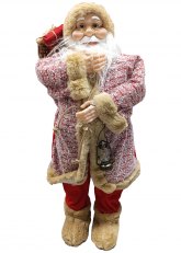 Papá Noel Este con Farol y Saco 60 cm