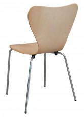 Silla Butterfly Natural Pata Chrome