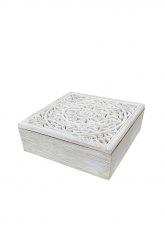 Caja Milano 18 cm Blanco